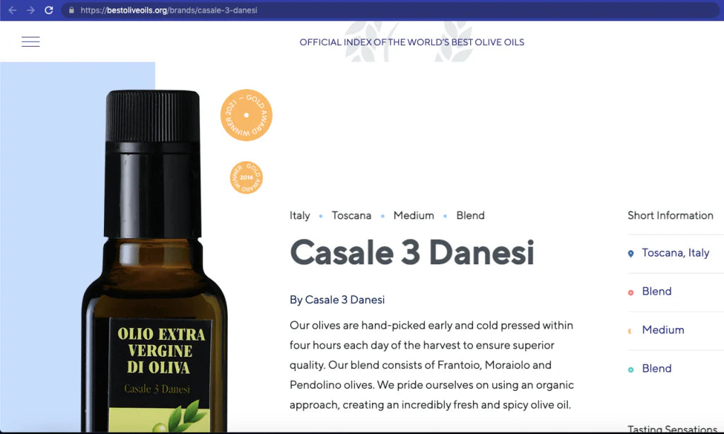 3 Danesi’s Olive Oil Wins Gold